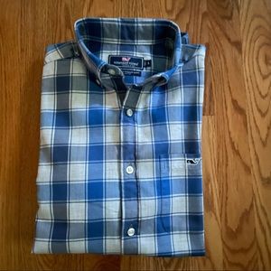 Men’s Vineyard Vines Classic Fit Tucker Long Sleeved Button Down Plaid Shirt